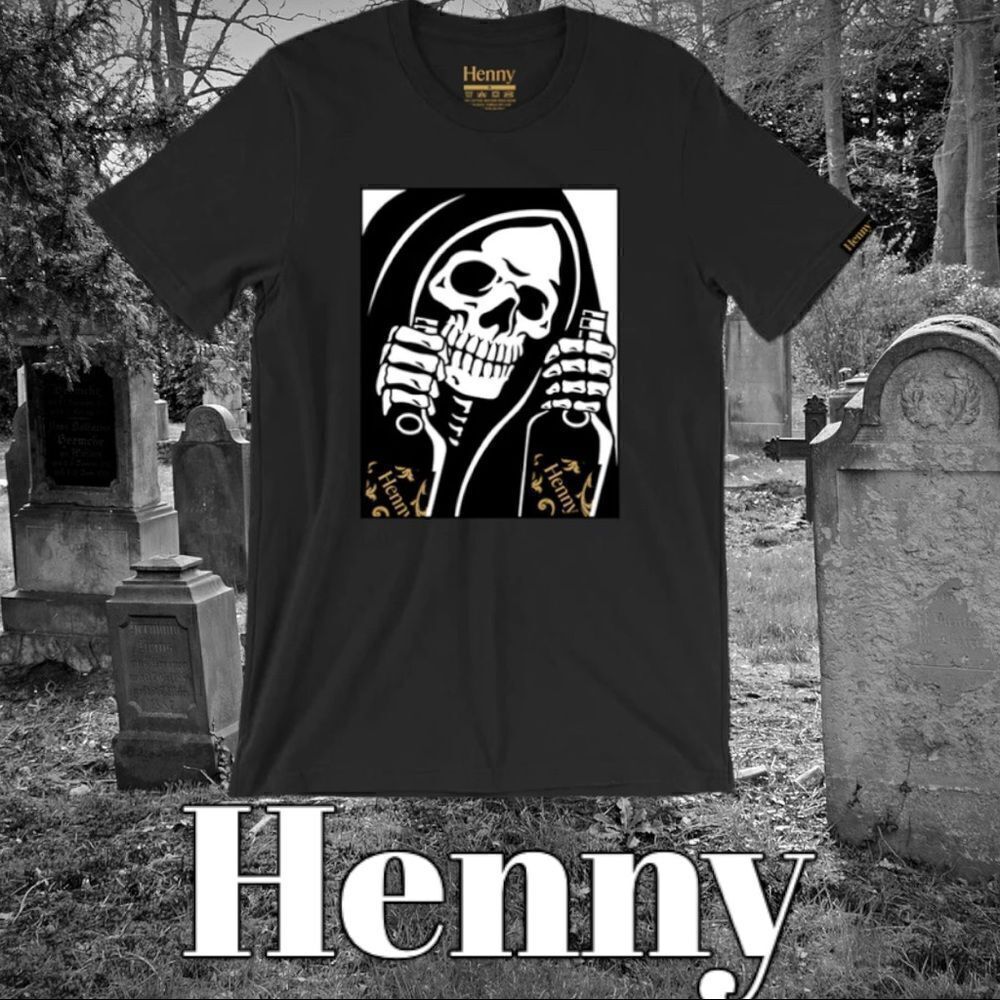 Henny Reaper Tee Black Medium